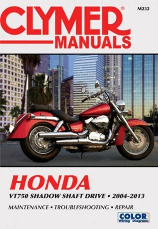 Honda Vt750 Shadow Shaft Drive Motorcycle (2004-2013) Service Repair Manual - Haynes Manuals Inc