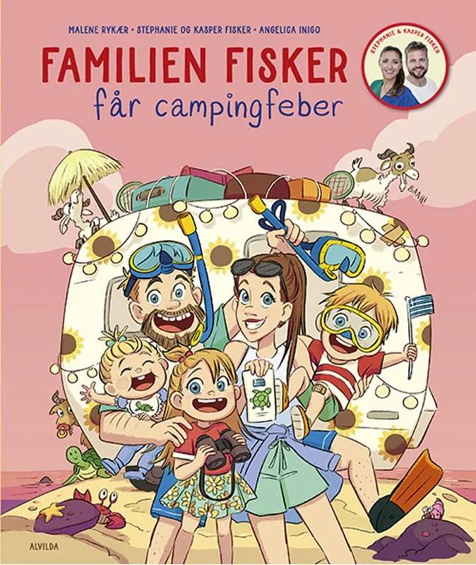 Familien Fisker Får Campingfeber - Forlaget Alvilda
